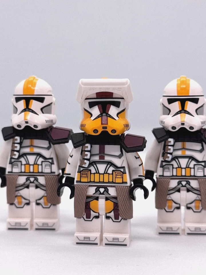 LEGO Star Wars GCC Clone Trooper Custom Pauldrons 3D Printed Hand Painted - Image 1 of 1