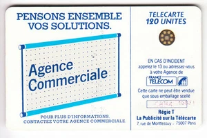 VARIETE TELECARTE LOGO .. 120U Te13 SC4 N° RECTIFIE  PE.16834/IMP.0834  C.80€ - Picture 1 of 2