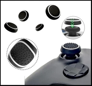 4x Controller Thumbstick Gummi Kappen Grip Aufsätze Silikon Cap  Xbox PS4 PS5 - Bild 1 von 6