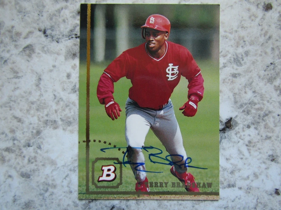 Cardinals Terry Bradshaw Signed Autographed 1994 Bowman Mint - Image 1 of 1