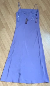 BRAND NEW Ladies Long Purple Debut branded Dress from Debenhams - size 14 - Picture 1 of 6