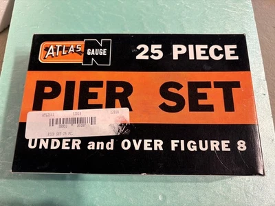 N Scale Atlas 25 Pc UP & Over Pier Set #2541 (25-841) - Image 1 of 3