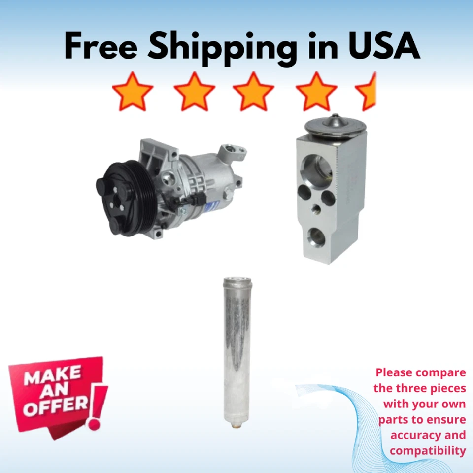 Kit Compresor A/C Fit Nissan Cube 2009-2010 Foto 1 de 1