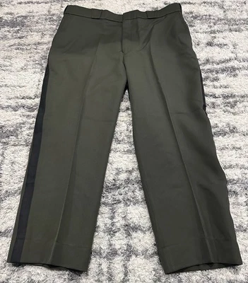 VTG Flying Cross by Fechheimer Olive Green Uniform Pants 44 X 28 Style 32215 - Image 1 of 4