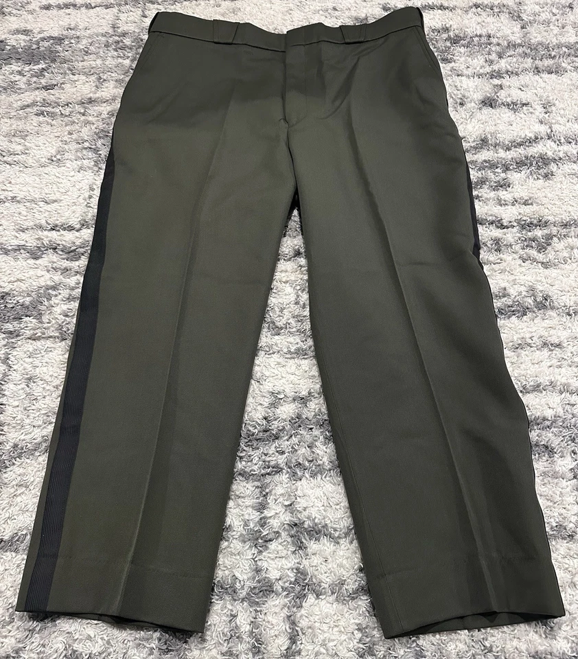 VTG Flying Cross by Fechheimer Olive Green Uniform Pants 44 X 28 Style 32215 - Image 1 of 4