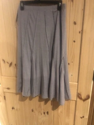 MSK женщин вересковый серый трапециевидный размер Med середины икры длина эластичной юбки - Изображение 1 из 2