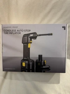 Cordless Auto Stop Tire Inflator by Sharper Image NIB Mfr $119.99 - Picture 1 of 7