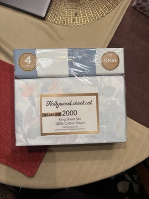 Nuevo Juego de Sábanas Colección Bambú Hotel King Size 6 piezas Bambú 2000 Multicolor Foto 1 de 2