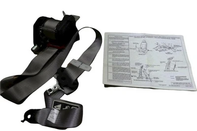 2002 LS Front Passenger Seat Belt 2W4Z54611B08AAE Graphite Gray NOS OEM Factory - Image 1 of 4