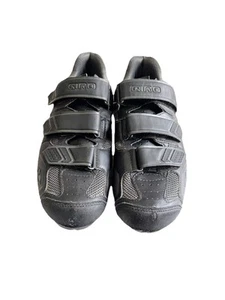 Giro Men's Black Carbide Cycling Shoes Size 43 9.5 MTB Spin Spinning Mountain - Picture 1 of 11