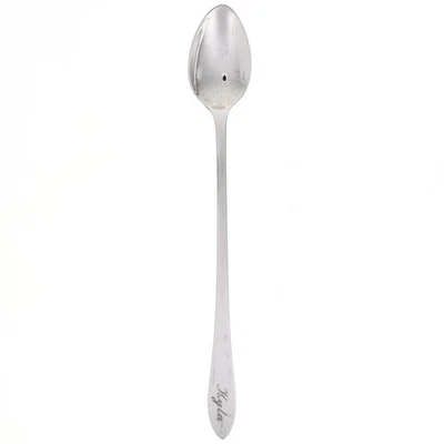 Sterling Silver Tiffany Co 925 Faneuil Baby Infant Feeding Spoon 1981 Silverware - Image 1 of 2