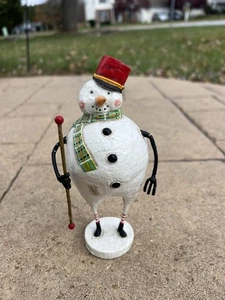 Lori Mitchell Snowman Figurines Band Leader Snowman - Picture 1 of 4
