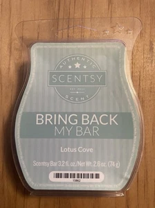 Scentsy "LOTUS COVE" BRING BACK MY BAR Wachsbarren schmelzen 3,2 flüssige Unzen - Bild 1 von 2