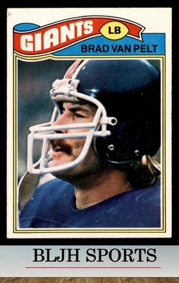 1977 Topps #175 Brad Van Pelt New York Giants (2A8) - Image 1 of 2