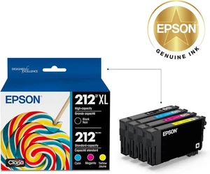 EPSON 212 Claria Ink Standard Capacity Color Combo Pack - Picture 1 of 2