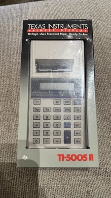 Texas Instruments TI-5005 II Printer Calculator - Image 1 of 2