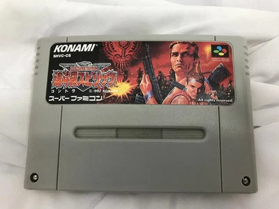 CONTRA SPIRITS Nintendo Super Famicom Cartridge ONLY Japan Import F/S FedEx DHL - Image 1 of 4