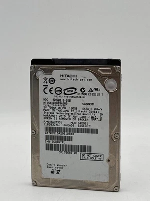 Hitachi 5K500.B 160 GB,Internal,5400 RPM,2.5" - Free shipping - Image 1 of 3
