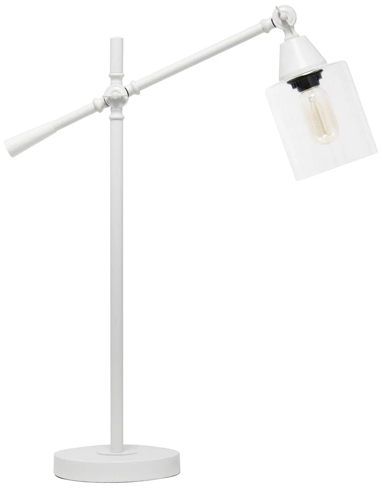 Lámpara de escritorio All The Rages Lalia Home blanca ajustable verticalmente Foto 1 de 1