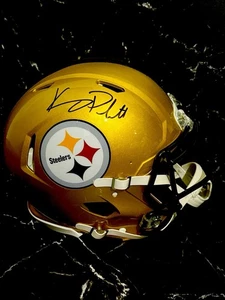 Kenny Pickett Signed Steelers Authentic Flash Full Size Helmet Beckett - Picture 1 of 2