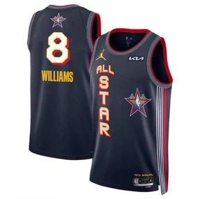 Jalen Williams #8 Jersey All Star Game 2025 Dark Blue Brand New L Nike - Picture 1 of 1