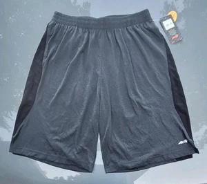 NEU Avia Active Wear Strick Sport Shorts-anthrazit meliert + schwarz-Herren Größe L-Neu mit Etikett - Bild 1 von 5