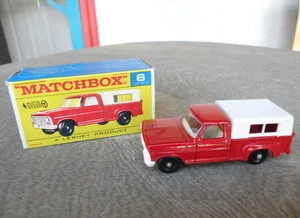 Vintage Matchbox No. 6 Ford Pickup Truck with Original Box - Picture 1 of 8