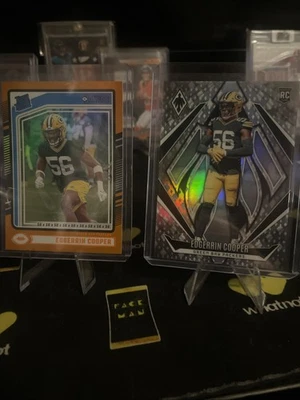 2024 Panini Edgerrin Cooper 2 карты лот Donruss /56 и Phoenix /399 - Изображение 1 из 4