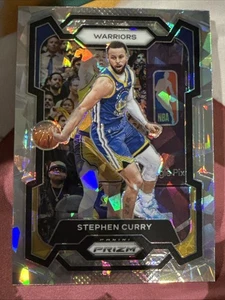 Stephen Curry 2023-24 Panini Prizm #119 Silver Cracked Ice Prizm - Warriors - Bild 1 von 8