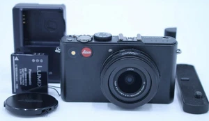 Leica D-LUX4 schwarz kompakte Digitalkamera mit Akku gebraucht - Bild 1 von 8