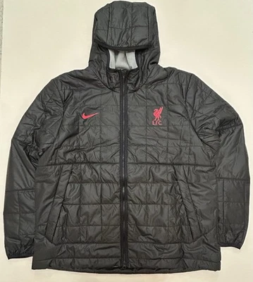 Chaqueta con Capucha Forrada Nike Liverpool FC Negra Acolchada DN3152-010 Para Hombre Talla XL Foto 1 de 4