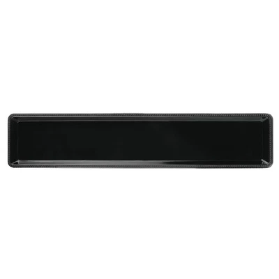 Elite Global Solutions M3062-B Black Melamine Beaded Edge Tray - 30"L x 6"W x — 第 1/4 张图片