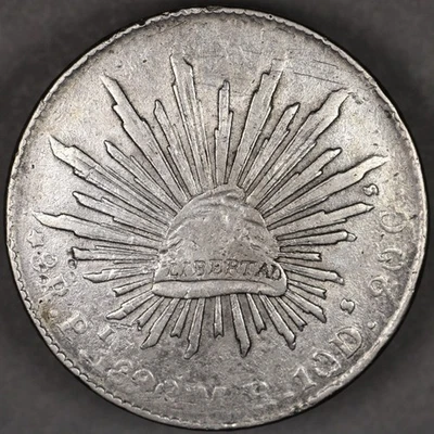 1890 Pi MR Mexico Silver 8 Reales - Image 1 of 2