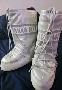 Moon Boots Talla 7/8.5 (EE. UU.) Buen Estado **Raras** ENVÍO RÁPIDO - Imagen 1 de 8