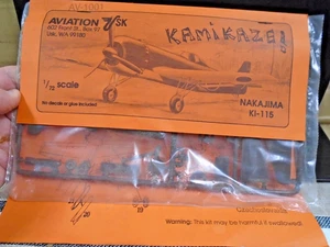 NAKAJIMA K1-115 KAMIKAZEAI " 1/72 MODEL KIT BRANDNEU VERSIEGELT - Bild 1 von 3