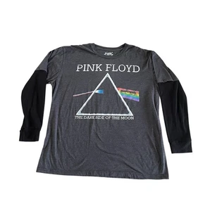 Pink Floyd Shirt Mens XL Black The Dark Side of the Moon Long Sleeve - Picture 1 of 3