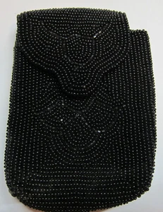 Perlen Make-up/Münzbörse/Zigarettenetui von Charbet Handmade in Belgium - Bild 1 von 5