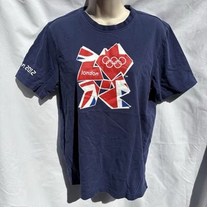 T-Shirt Olympiade London Sommerspiele 2012 von Adidas dunkelblau Unisex Größe S - Bild 1 von 11