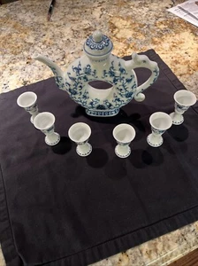MING PORCELAIN DONUT Chinese TEAPOT - Qing Dynasty-Never used -doughnut - Picture 1 of 11