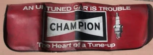VINTAGE CHAMPION SPARK PLUGS FENDER COVER PROTECTOR GUARD COOL GARAGE ART - Picture 1 of 6