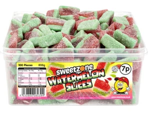 Halal Sweets Watermelon Slices, Cola Bottles, Mini Frogs 800g Tubs HMC Certified - Picture 1 of 64