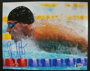 Ryan Lochte 12x Olympic Medalist Autographed 8x10 Signed Action Photo BAS - Picture 1 of 3