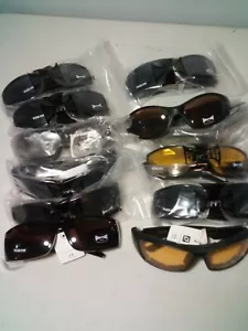 Vintage Lot Of 12 Chopper Sunglasses Motorcycle Men's Glasses Multiple Styles G2 - Picture 1 of 6