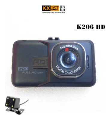 USB/HDMI Car Dash Cam Zinc Alloy Metal HD 1080P 3 Inch Dual Lens - Image 1 of 4