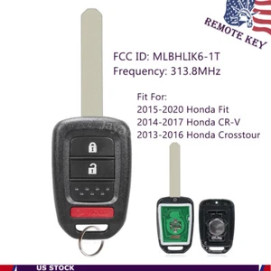 For 2015 2016 2017 2018 2019 2020 Honda Fit Remote Keyless Key Fob MLBHLIK6-1T - Picture 1 of 8