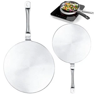 7.68" & 9.25" Heat Diffuser Set, Stainless Steel for Gas Stove & Induction Pans - Picture 1 of 7