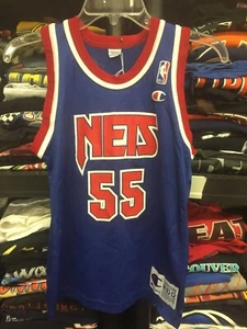 Vintage Champion New Jersey Nets Jayson Williams NBA Jersey Youth M 10-12 #1577 - Picture 1 of 9