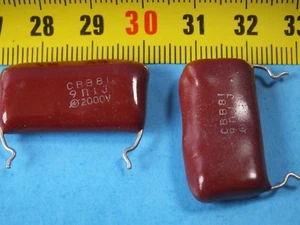 100 pcs CBB81 9n1J -5% +3% 1,6KV(2000V) CK22.5x3 CBB metal film capacitor - Picture 1 of 7