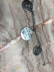 Geneva College Fraternity 62-64 Bettelarmband 7 Zoll Sterlingsilber - Bild 1 von 8