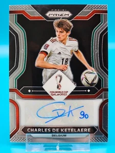 2022 Panini Prizm World Cup Signatures Charles De Ketelaere Belgium Auto S-CDK - Bild 1 von 1